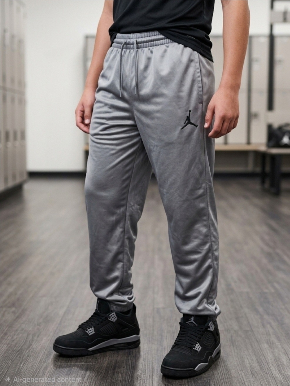 Jordan Kids Gray Athletic Track Pants - XL NWT
